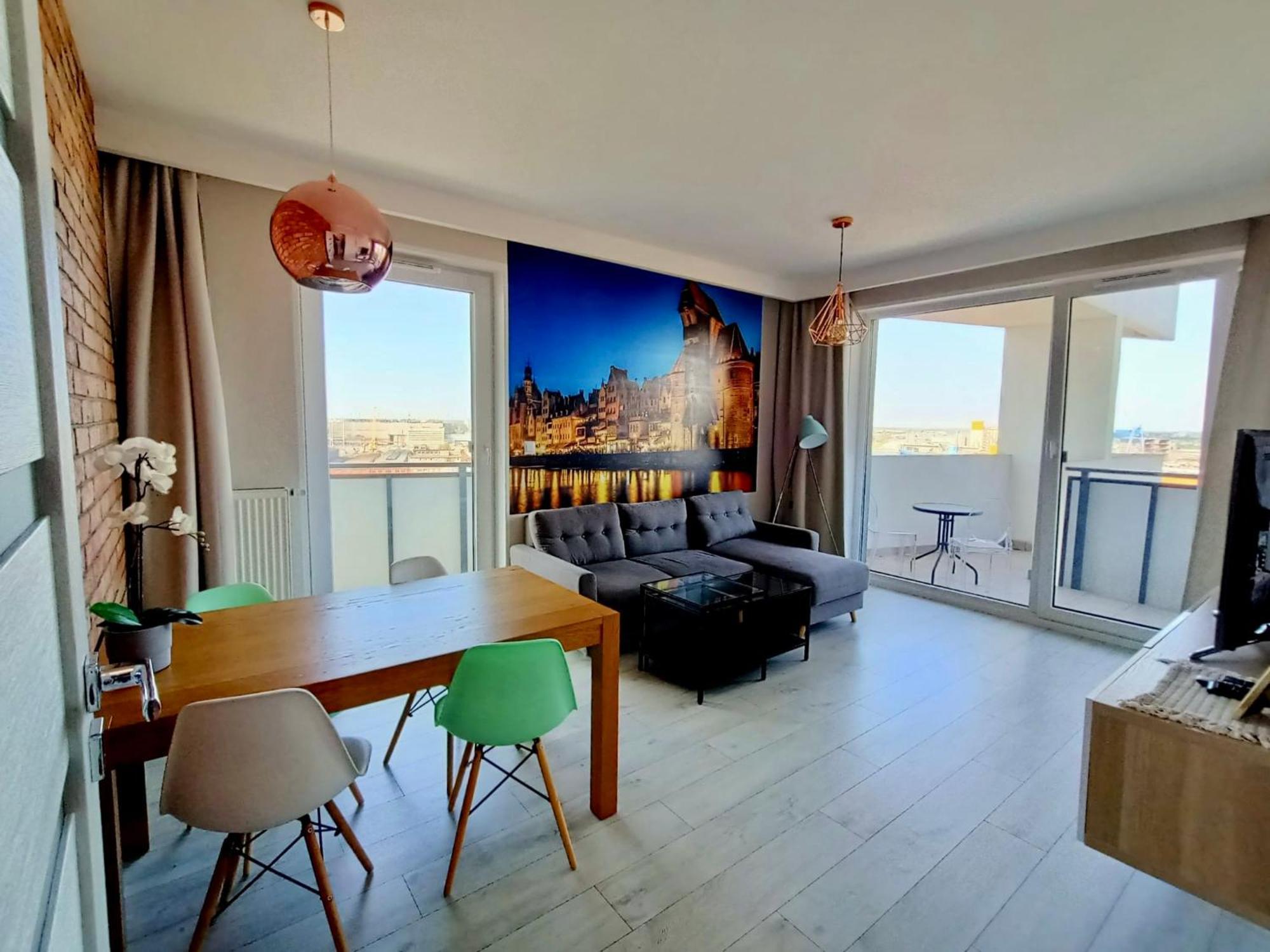 Bastion Walowa - Luxury Apartment With Beautiful View Gdańsk Eksteriør bilde